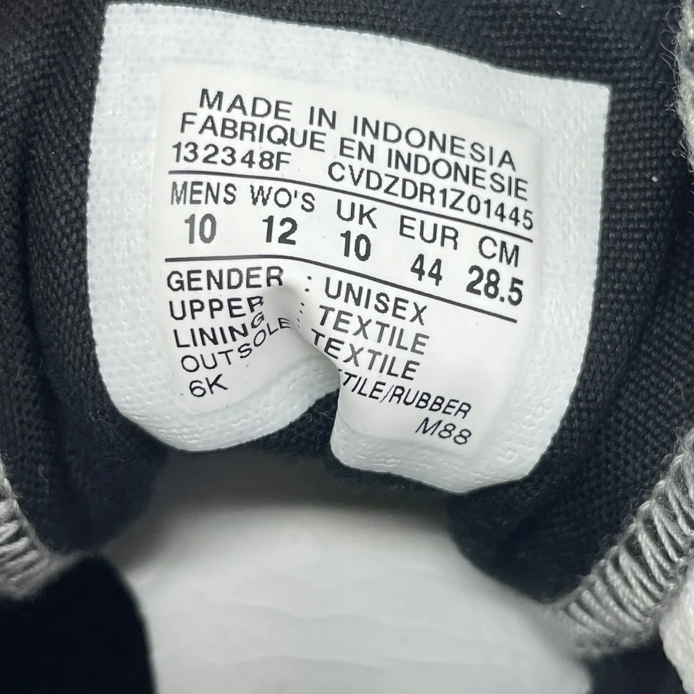 Converse Chuck Taylor All Star Grey Pinstripe High Top Classic M 10 12 132348F - Picture 10 of 10